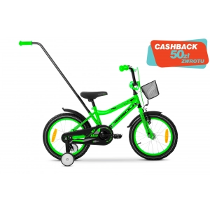 Rower dziecięcy Tabou Rocket Alu 16 2022 - zielono-czarny