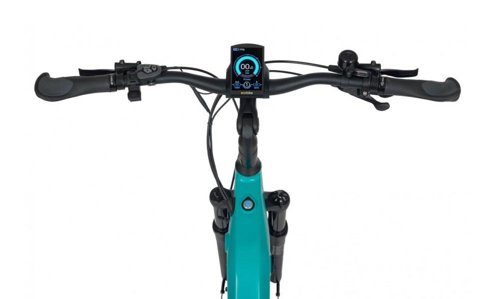 Rower trekkingowy elektryczny Ecobike LX500 Palm Blue -19cali-14,5Ah