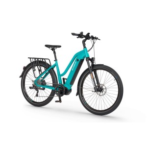 Rower trekkingowy elektryczny Ecobike LX500 Palm Blue -19cali-14,5Ah 2