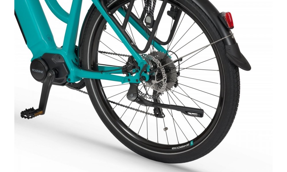 Rower trekkingowy elektryczny Ecobike LX500 Palm Blue -19cali-14,5Ah