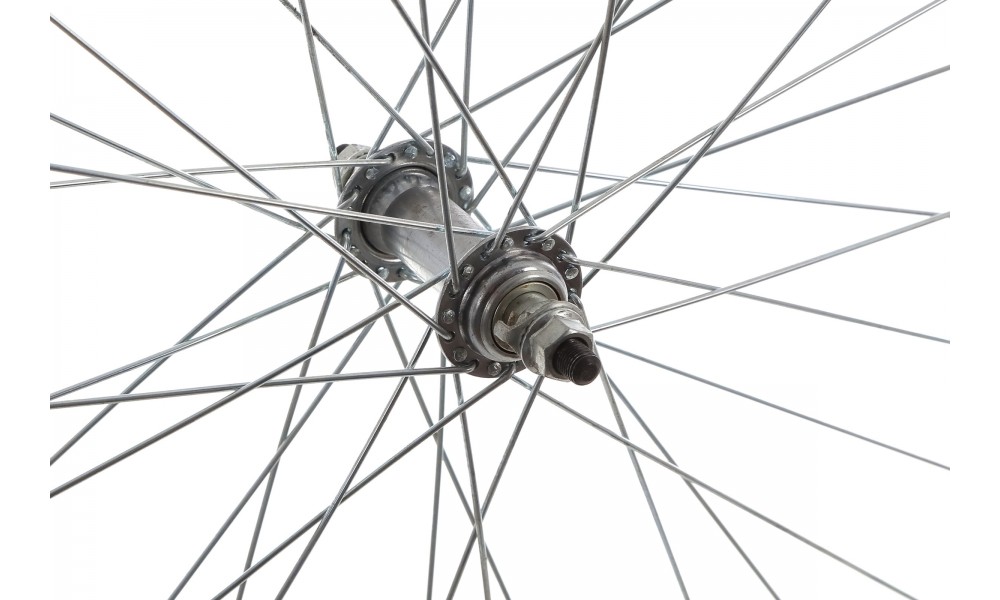 Koło przednie 28" stal, piasta stalowa