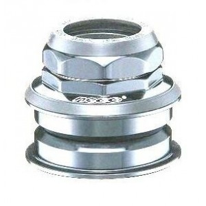 Stery Neco 1 1/8" H118 alu półzintegrowane Cardrige maszynowe srebrne 1