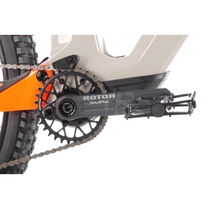 Rower górski elektryczny Haibike LYKE CF 10 2023 - szaro-brązowo-pomarańczowy 2