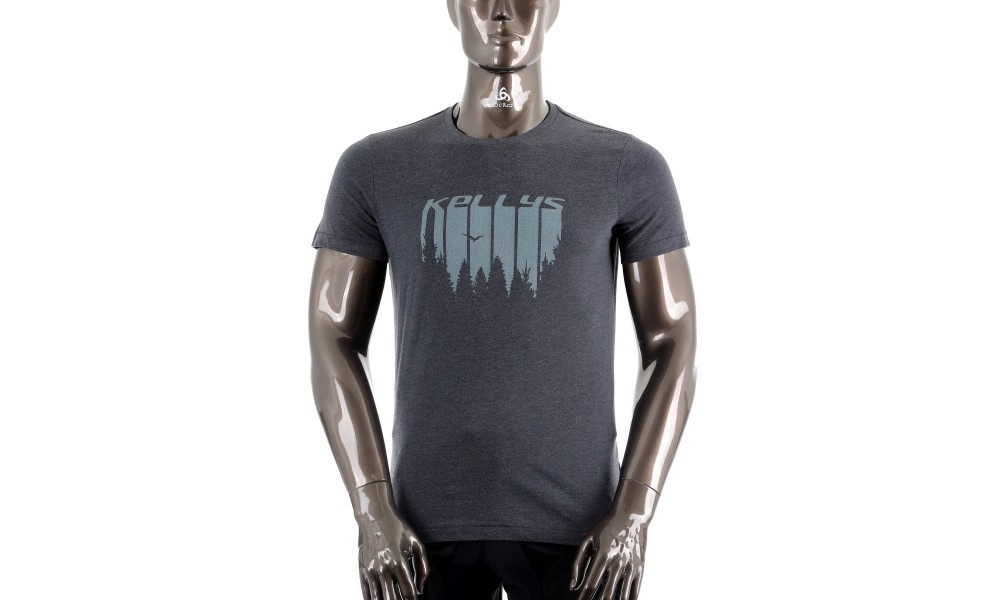 Koszulka Kellys Forest krótki rękaw szara rozm. M
