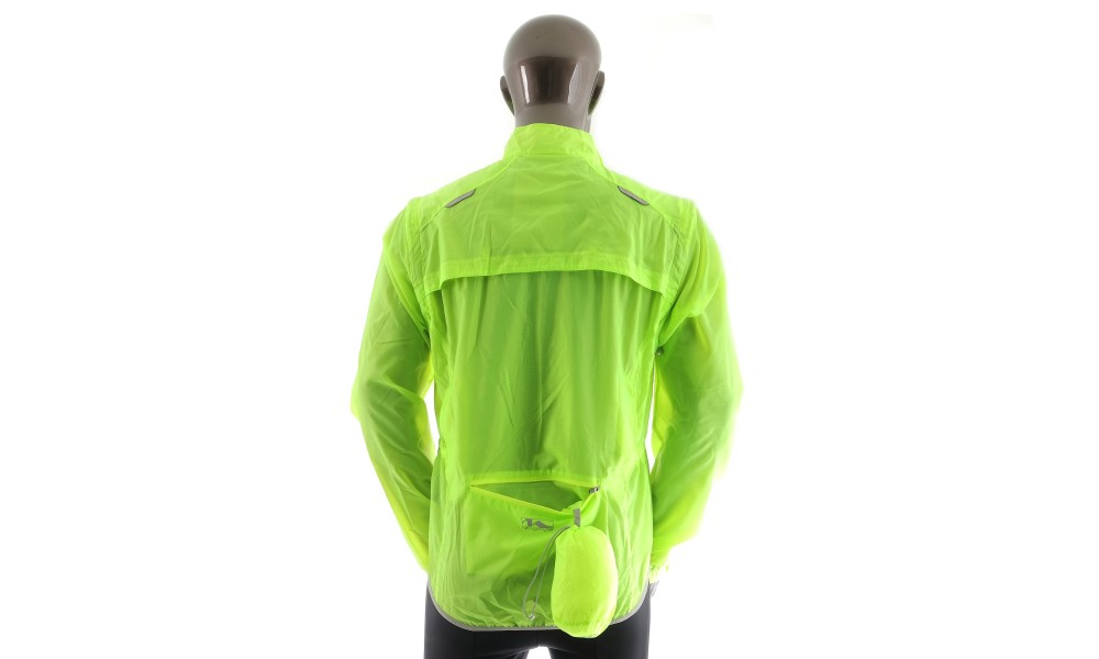 Kurtka rowerowa M-Wave WindWest żółta rozm. L