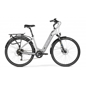 Rower miejski elektryczny M-Bike eCity 828.2 Lady 2023 - szary