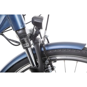 Rower miejski elektryczny Ecobike Traffic 2023 14,5Ah - niebieski 2