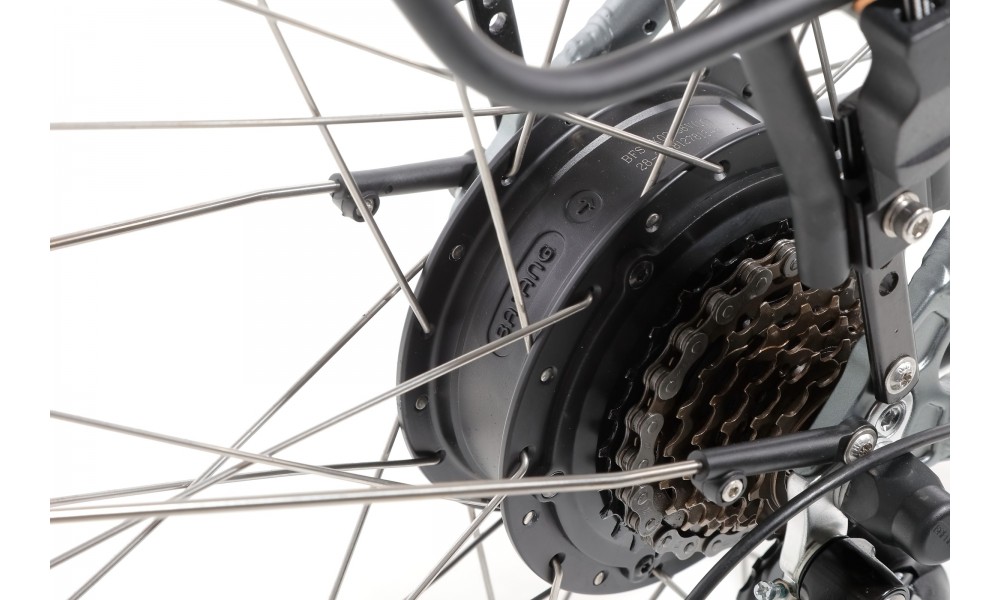 Rower miejski elektryczny Ecobike Traffic Men - szary