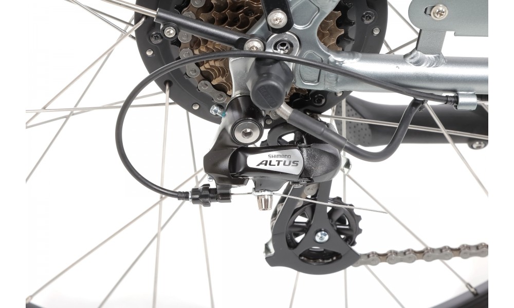 Rower miejski elektryczny Ecobike Traffic Men - szary