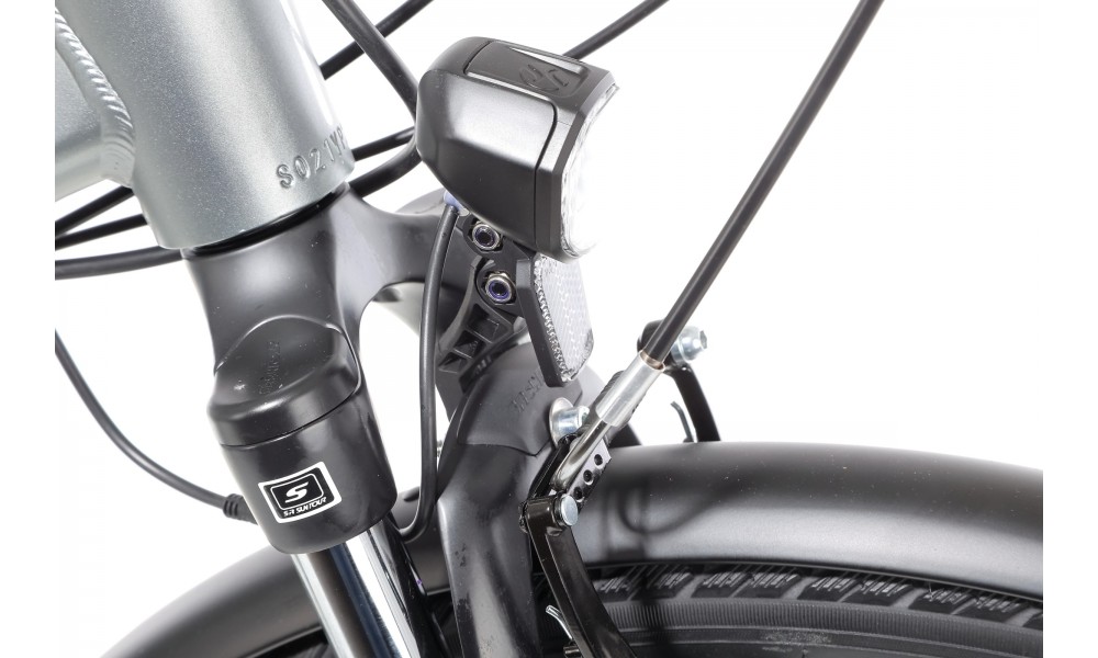 Rower miejski elektryczny Ecobike Traffic Men - szary