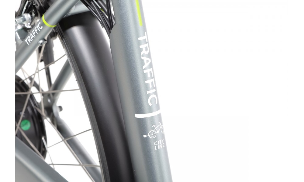 Rower miejski elektryczny Ecobike Traffic Men - szary