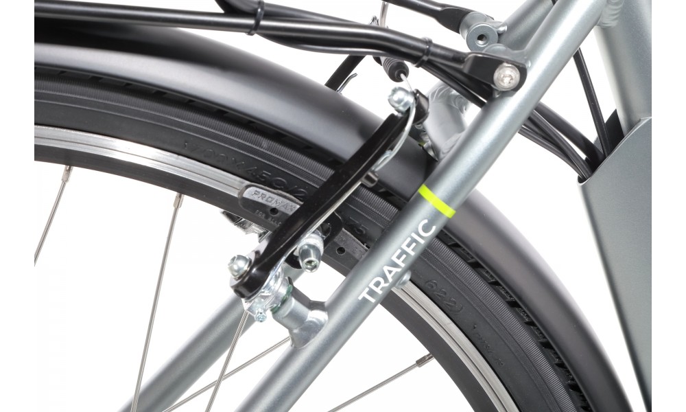 Rower miejski elektryczny Ecobike Traffic Men - szary