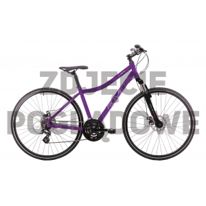 Rower crossowy Romet Orkan 1 D 2024 fioletowo-różowo-biały