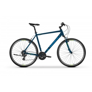 Rower crossowy Tabou Flow 1.0 2024 - niebiesko-limonkowy