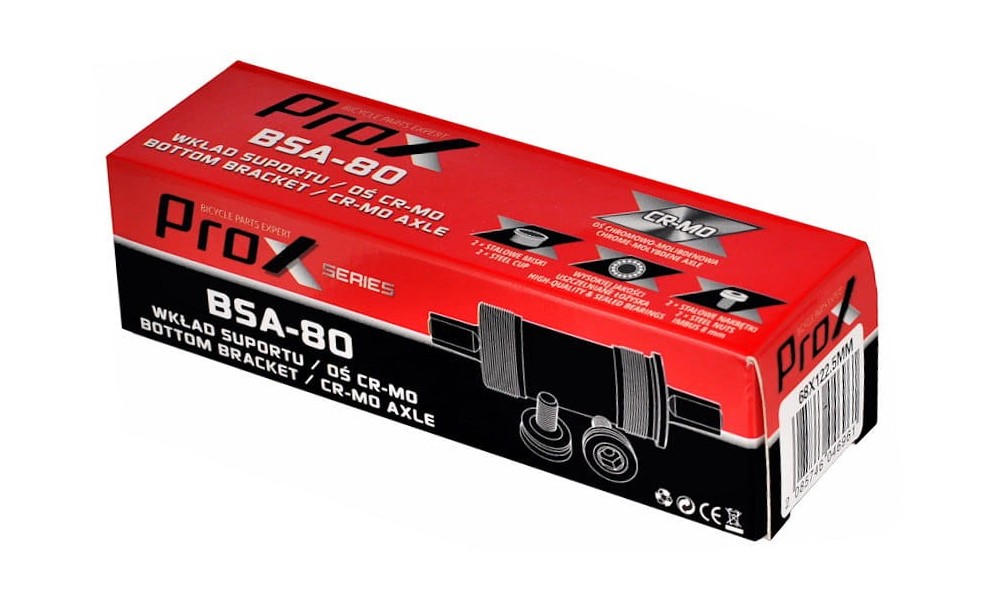 OŚ SUPORTU PROX BSA-80 113.5MM CR-MO