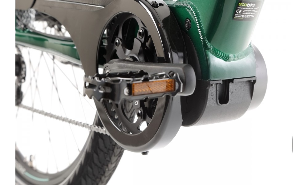 Rower trekkingowy elektryczny Ecobike MX300 - zielony