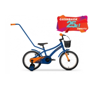 Rower dziecięcy Tabou Rocket LITE 16 2024 niebieski-pomarańczowy