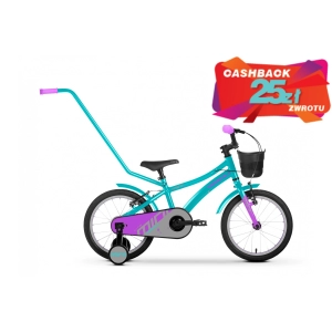 Rower dziecięcy Tabou Mini Lite 16 2024 turkusowo-fioletowy