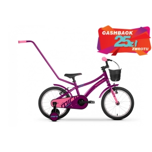 Rower dziecięcy Tabou Mini Lite 16 2024 - fioletowo-różowy 1