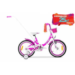 Rower dziecięcy Tabou Mini Alu 16 różowo-fioletowy