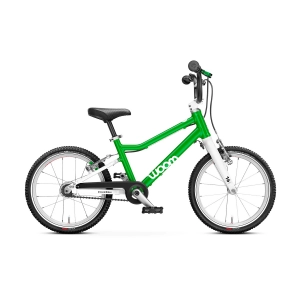 Rower dziecięcy Woom 3 AUTOMAGIC 16" 2024 zielono-biały