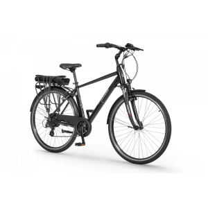 Rower miejski elektryczny Ecobike Traffic Men 2023-19cali-bateria 14,5AH Greenway - czarny 2