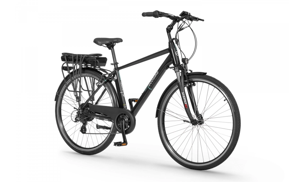 Rower miejski elektryczny Ecobike Traffic Men 2023-19cali-bateria 14,5AH Greenway