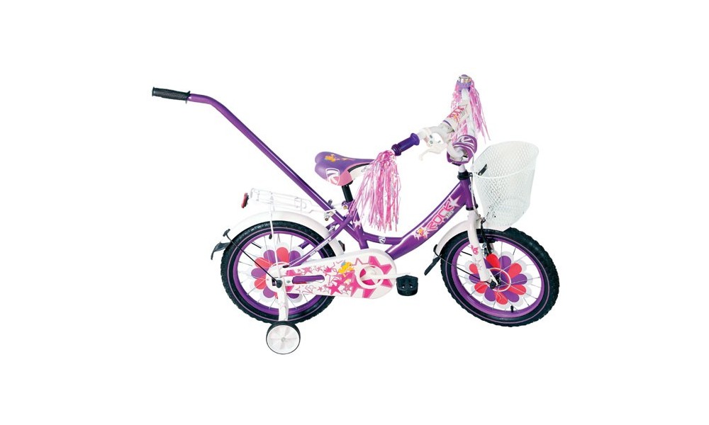 Rower Rock Kids Starlet 16-fioletowy