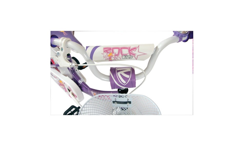 Rower Rock Kids Starlet 16-fioletowy