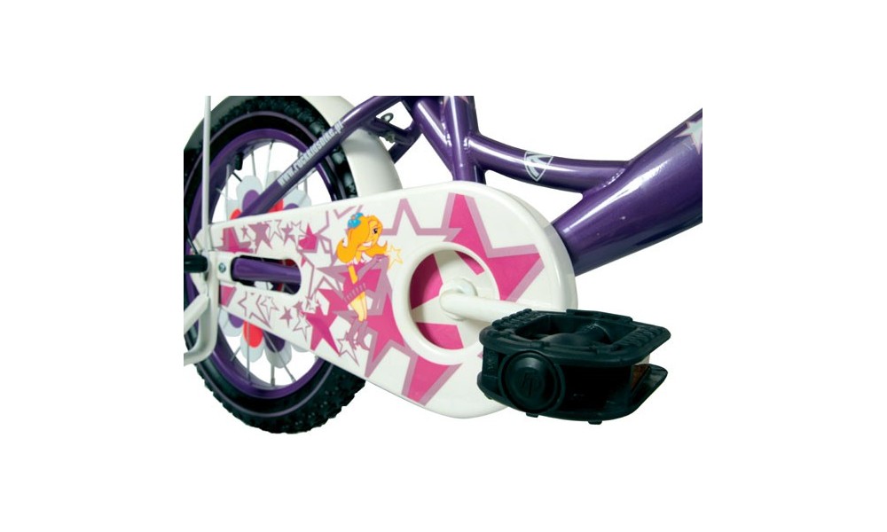 Rower Rock Kids Starlet 16-fioletowy