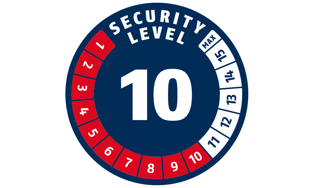 Zamek ABUS 6000A/120 BK SH RC BORDO SmartX