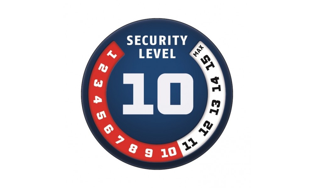 Zamek ABUS 6000K/120 BK SH Bordo Big