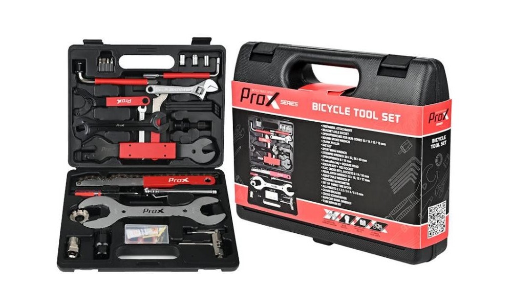 Zestaw kluczy rowerowych w walizce Prox KT-02