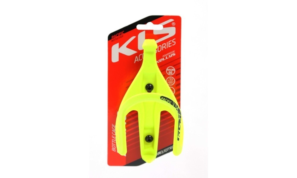 Koszyk bidonu KLS Pacific - limonkowy