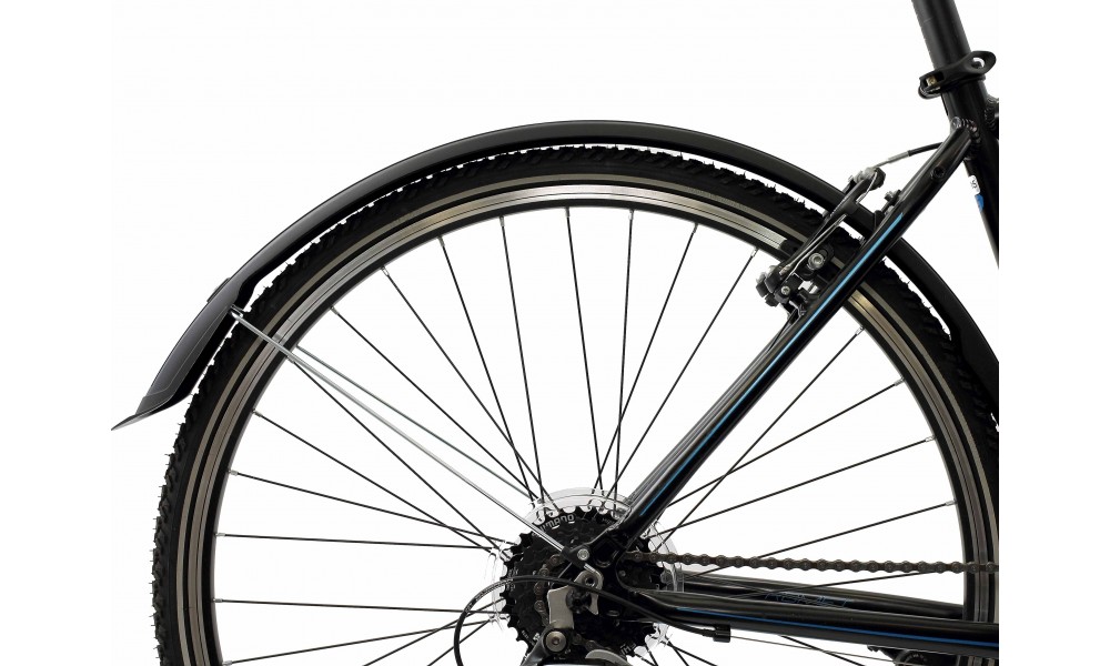 Błotnik Simpla UBIQUIT SDL 45mm 28" kpl - czarny