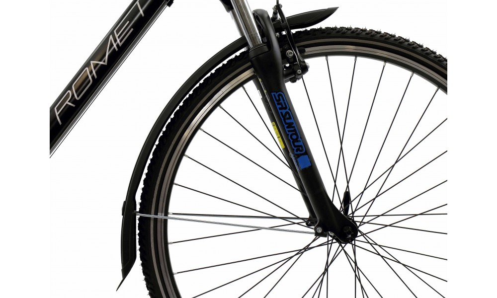 Błotnik Simpla UBIQUIT SDL 45mm 28" kpl - czarny