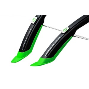 Błotnik Simpla UBIQUIT SDL 45mm 28" kpl - czarno-zielony 1