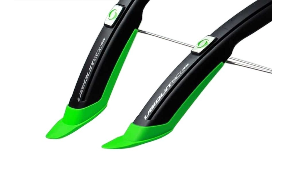 Błotnik Simpla UBIQUIT SDL 45mm 28" kpl - czarno-zielony