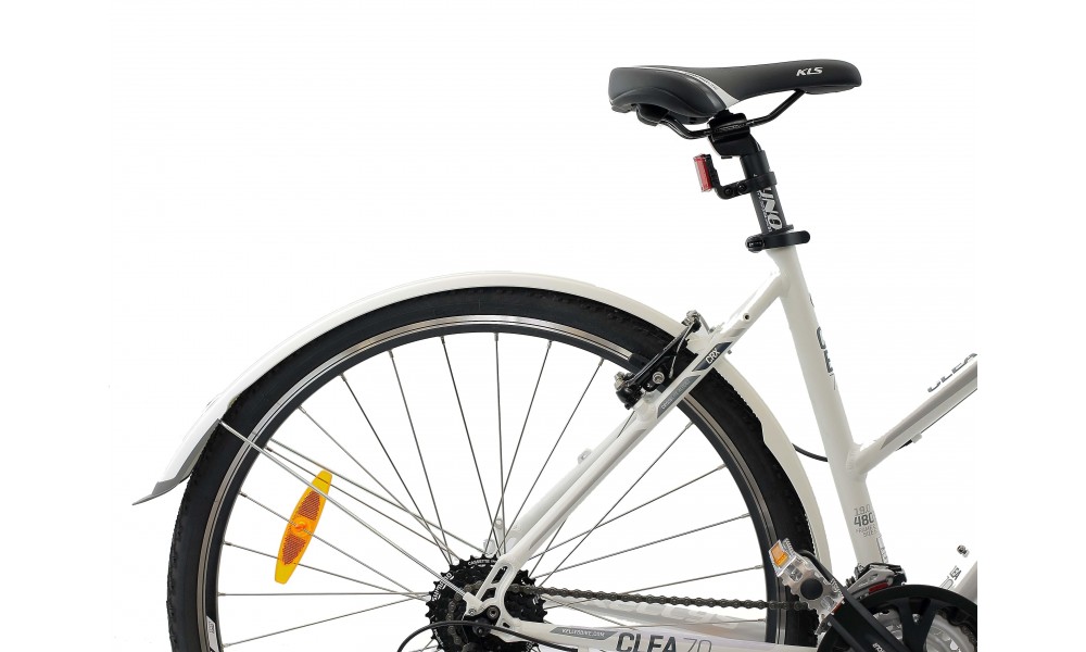 Błotnik Simpla UBIQUIT SDL 45mm 28" kpl - biało-szary