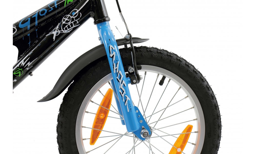 Błotnik Simpla KIDO SDE 16" kpl. - czarny