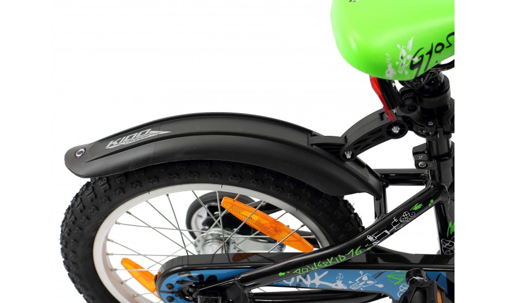 Błotnik Simpla KIDO SDE 16" kpl. - czarny