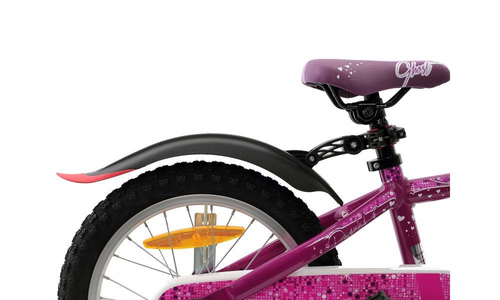 Błotnik Simpla KIDO SDE 16" kpl. - czarno-czerwony