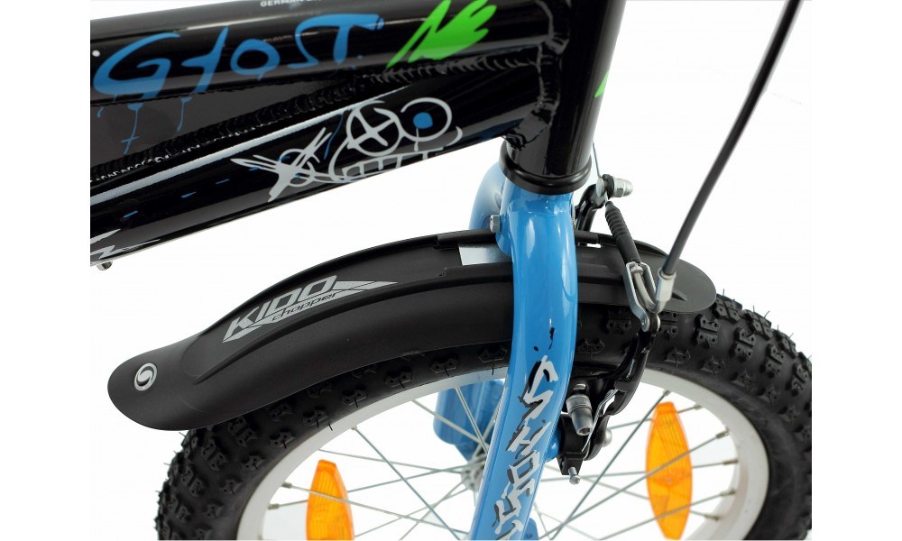 Błotnik Simpla KIDO SDE 16" kpl. - czarno-szary