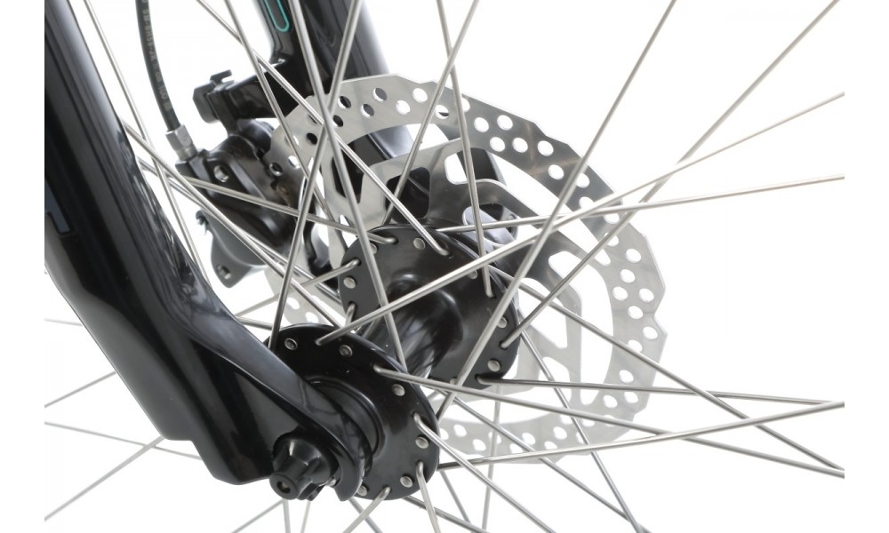 Rower trekkingowy elektryczny Romet Gazela 1 MM - biały-grafitowy