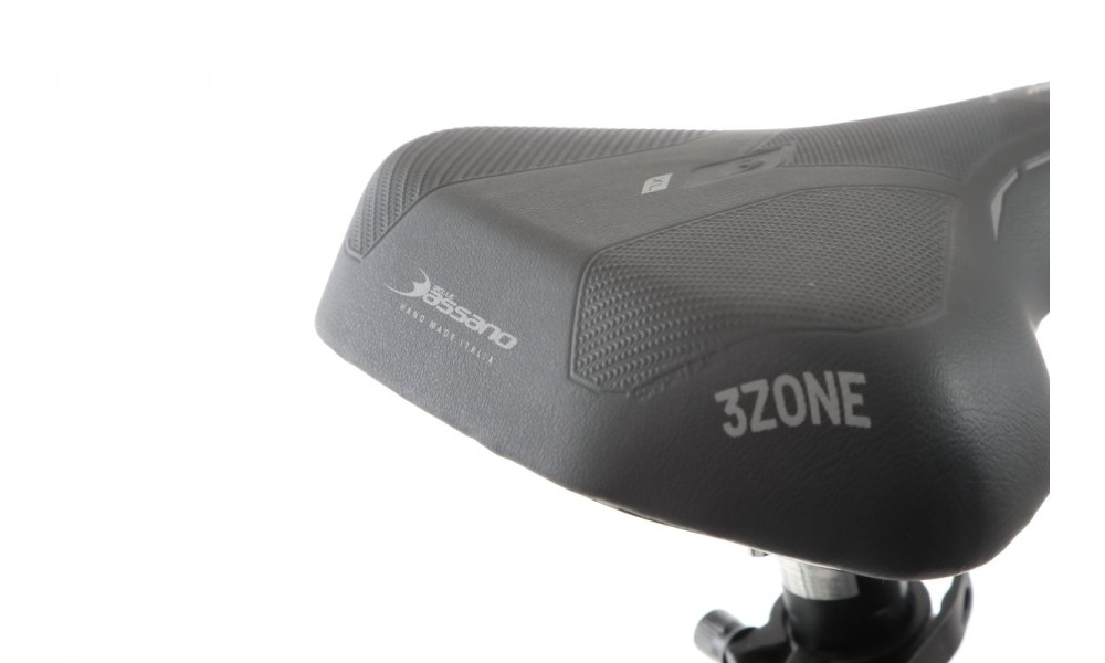 Rower trekkingowy elektryczny Romet Gazela 1 MM - biały-grafitowy