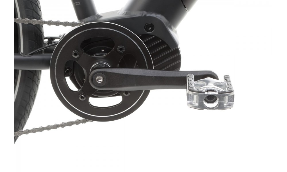 Rower crossowy elektryczny Romet Orkan 2 M MM - czarny-srebrny