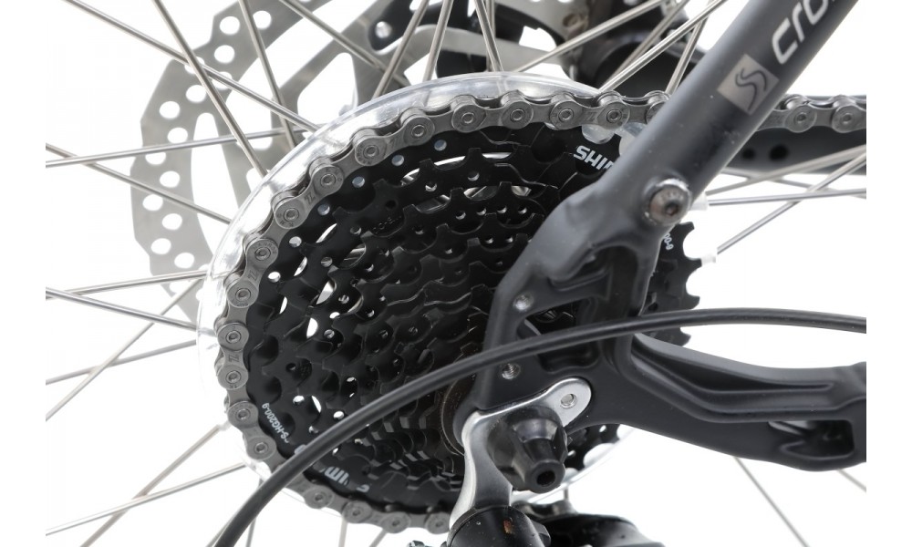 Rower crossowy elektryczny Romet Orkan 2 M MM - czarny-srebrny