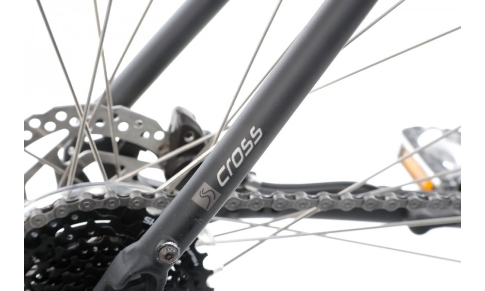 Rower crossowy elektryczny Romet Orkan 2 M MM - czarny-srebrny