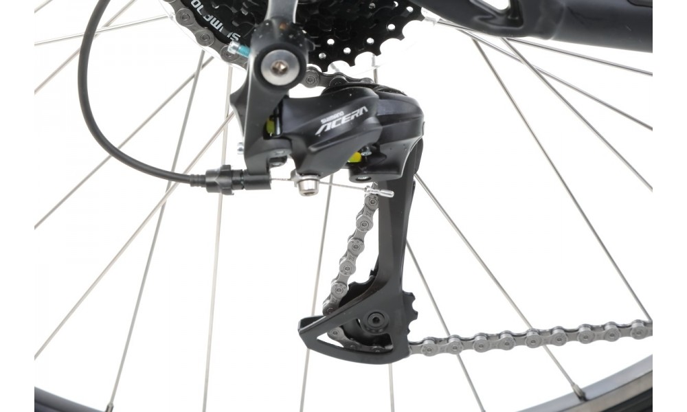 Rower crossowy elektryczny Romet Orkan 2 M MM - czarny-srebrny