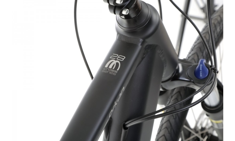 Rower crossowy elektryczny Romet Orkan 2 M MM - czarny-srebrny